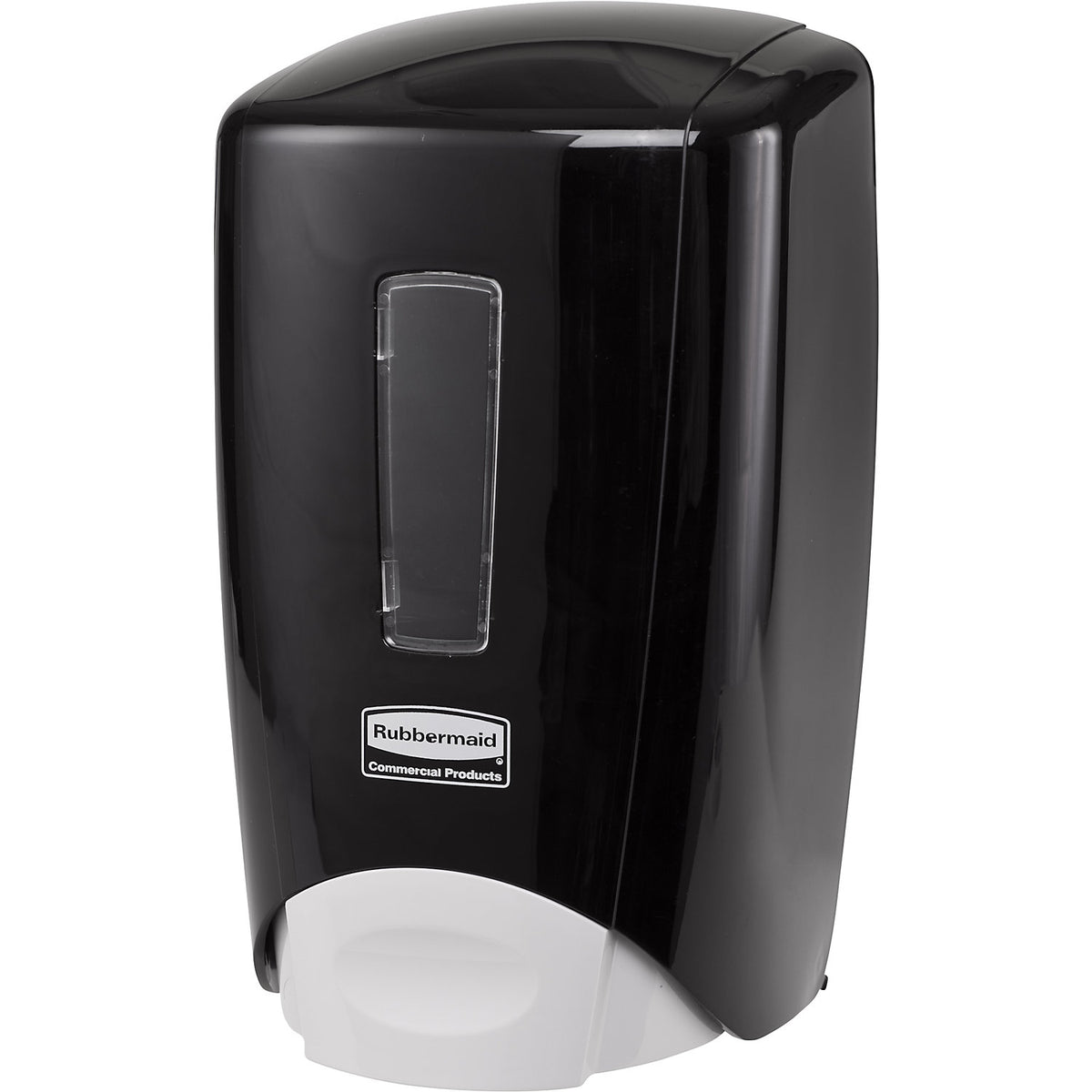 FLEX™ soap dispenser, filling quantity 0.5 l, black plastic.