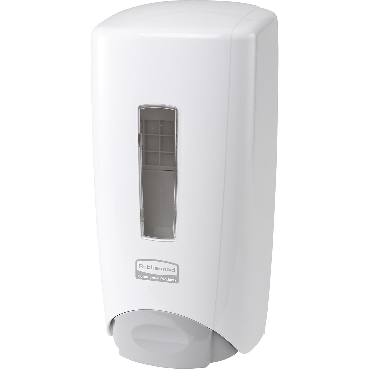 FLEX™ soap dispenser, filling quantity 1.3 l, white plastic.