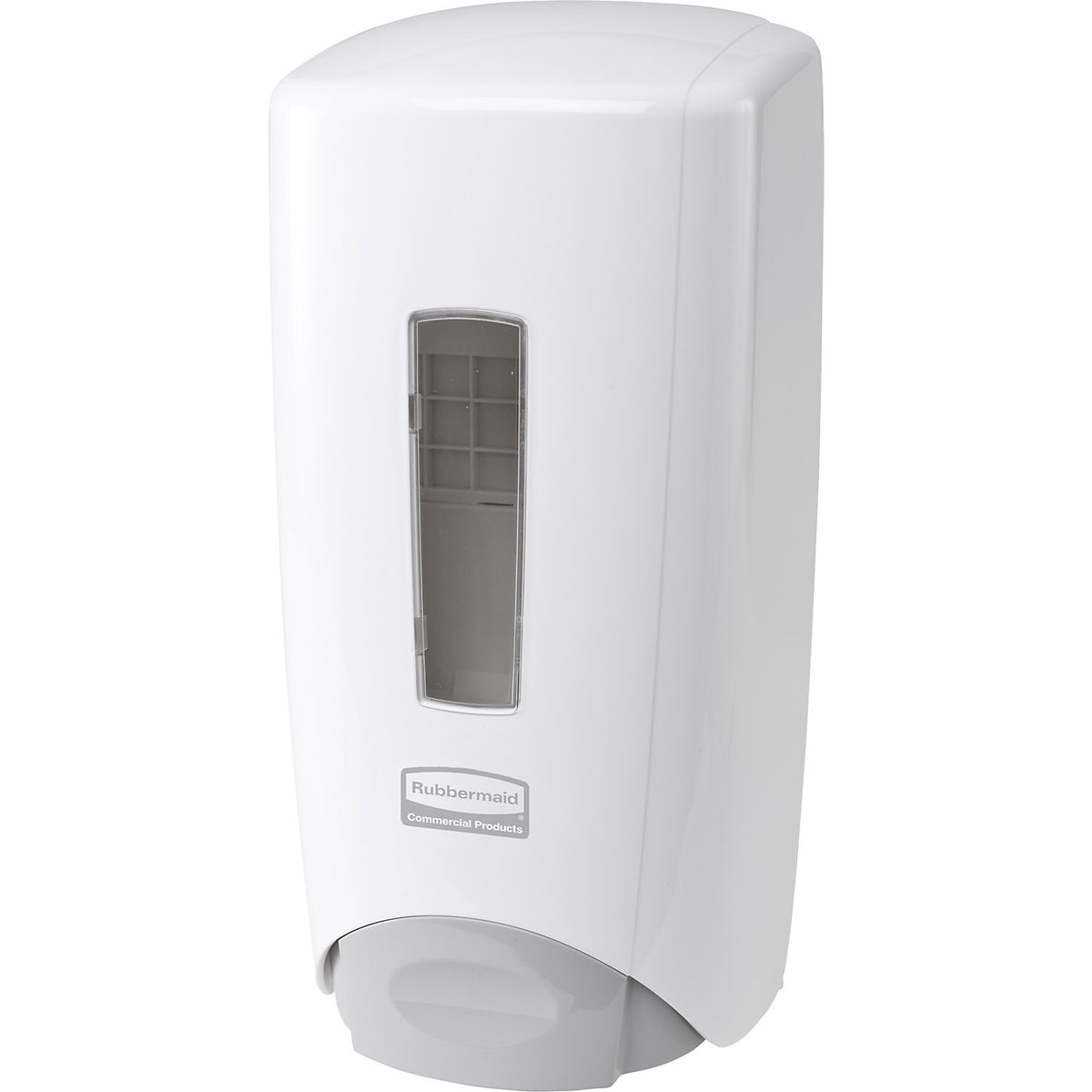 FLEX™ soap dispenser, filling quantity 1.3 l, white plastic.