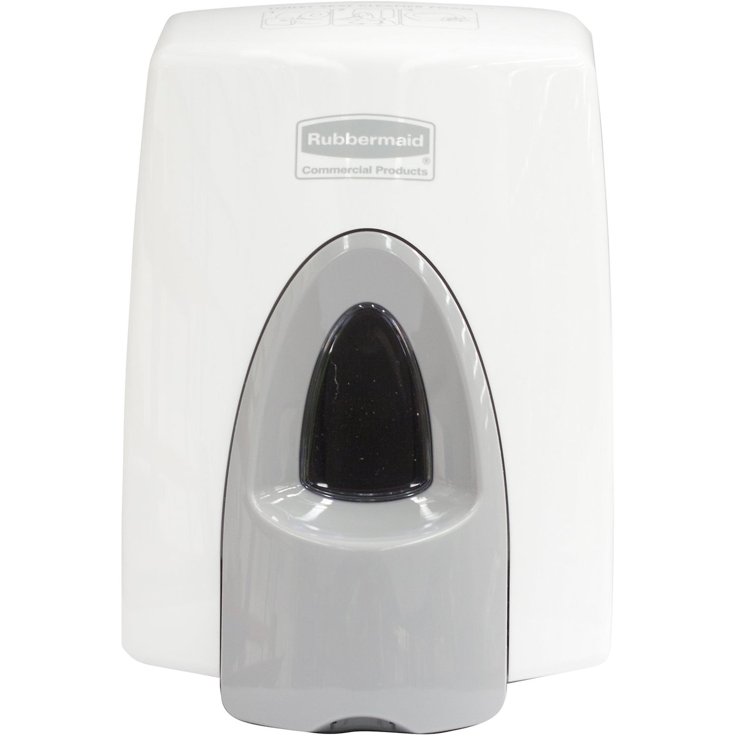 Foam dispenser for toilet seat cleaner, filling quantity 400 ml, plastic, white.