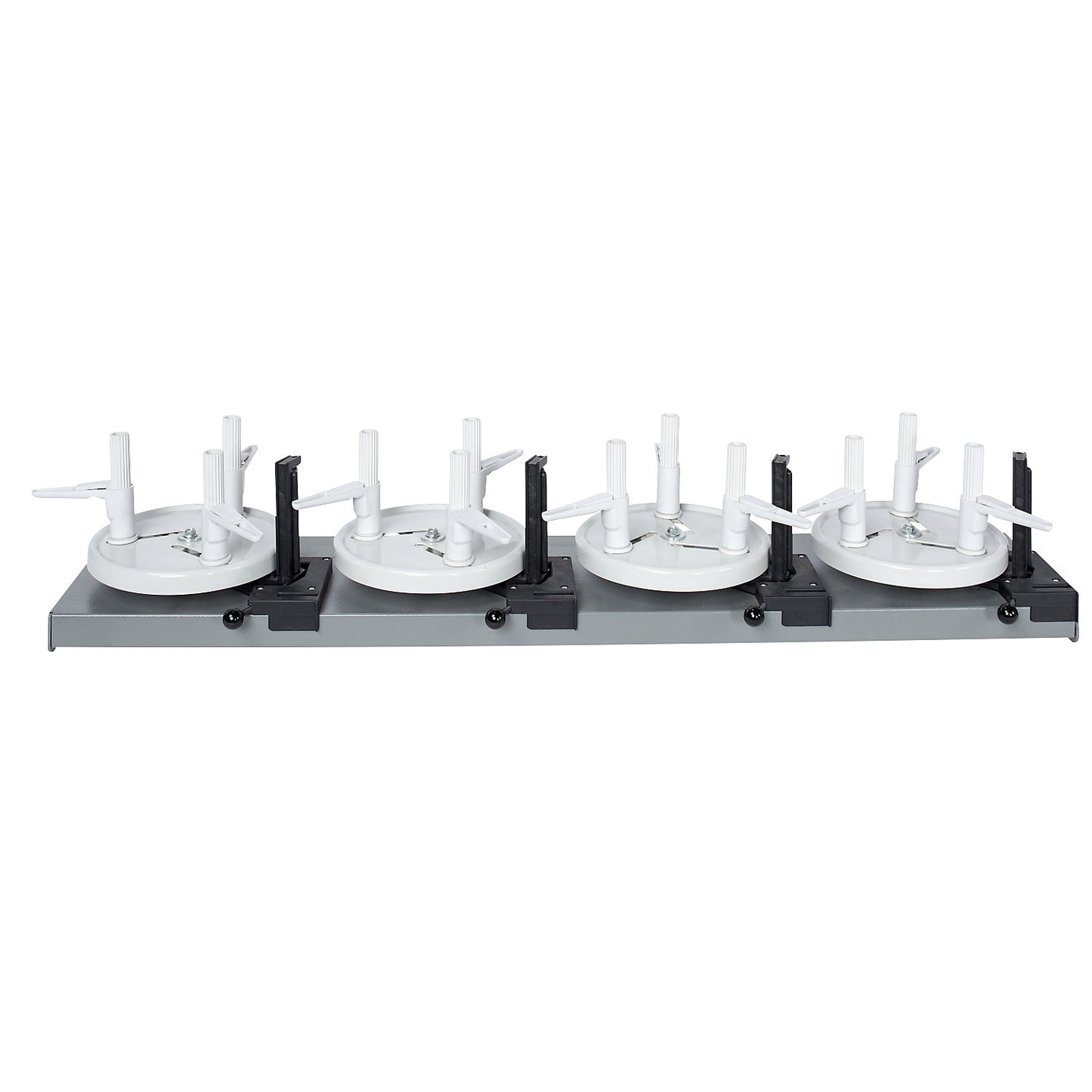 Unwinding/storage system, for 4 cable rings, min. outside ring Ø 190 mm.