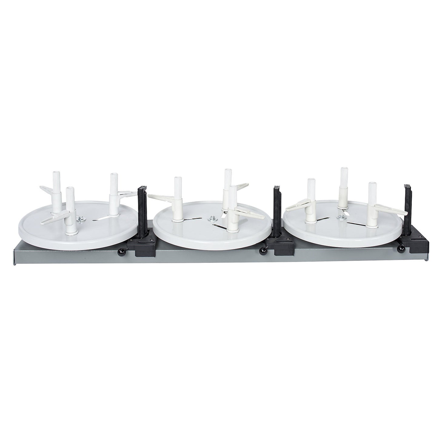 Unwinding/storage system, for 3 cable rings, min. outside ring Ø 290 mm.