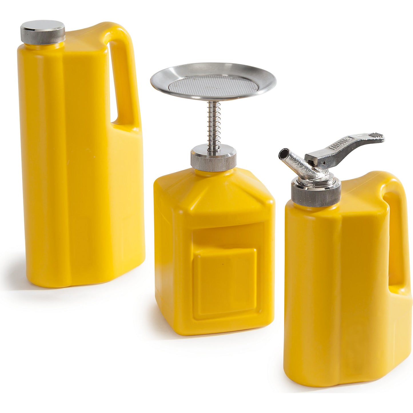 PE safety container, with screw on lid, capacity 2 l.