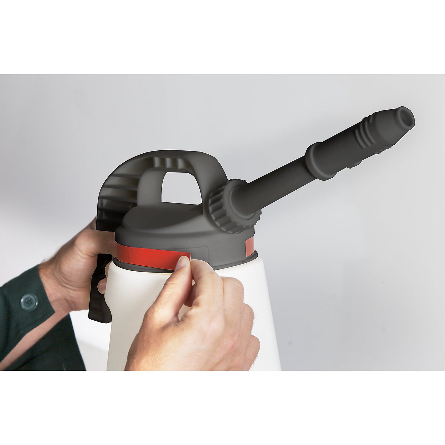 LubriFlex PE universal filling can, with 2 spouts, capacity 10 l.