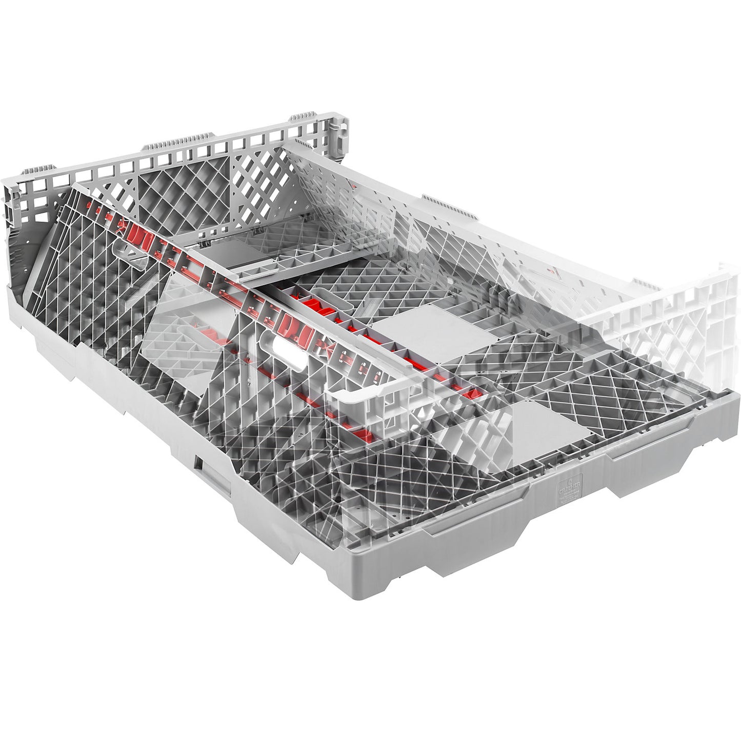 Pallet collar made of HDPE, perforated, foldable, for pallets 1200 x 800 mm.