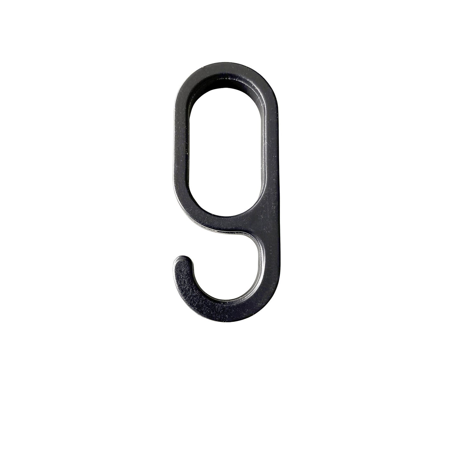 Coat hook, pack of 10, black.