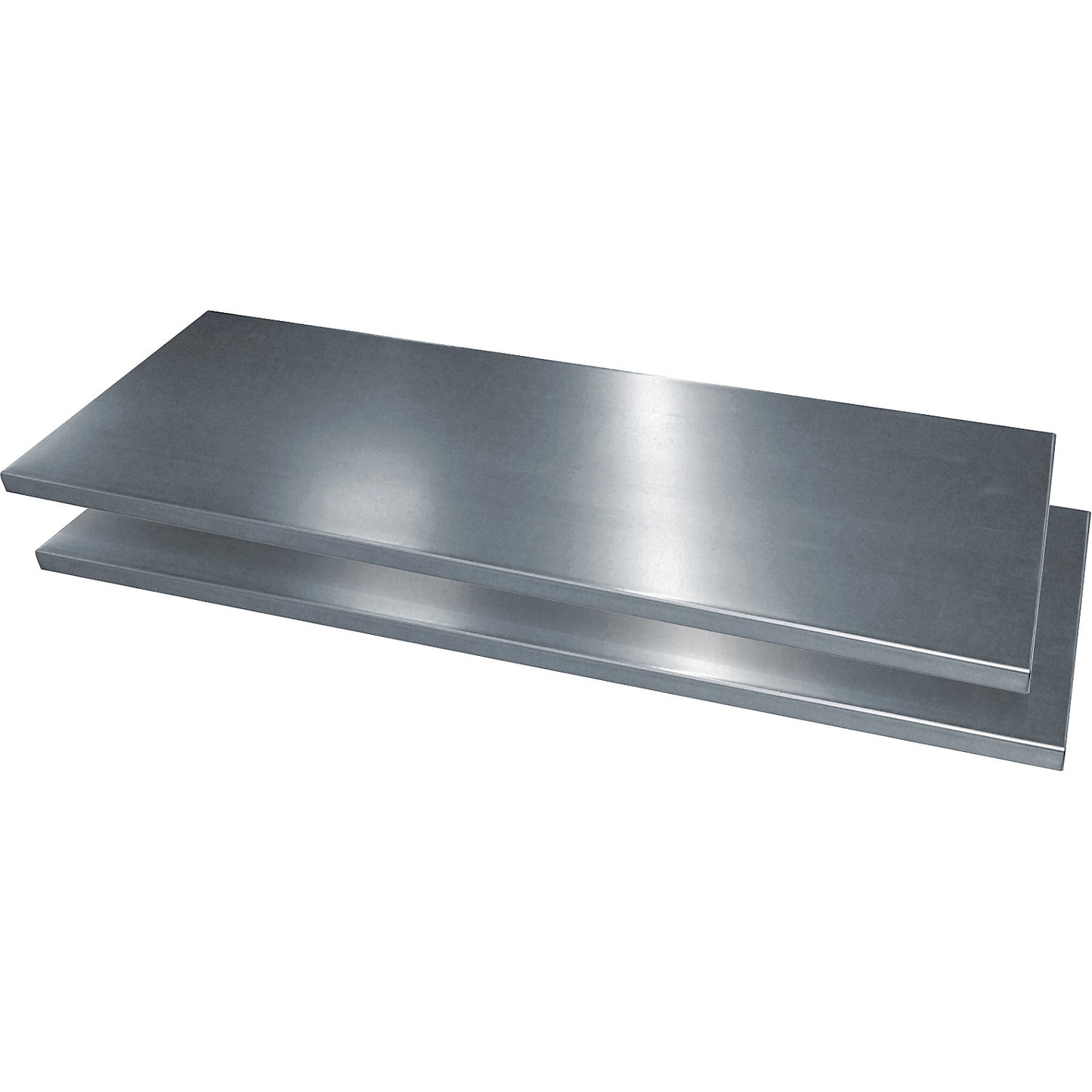 Additional shelf, width x depth x height 944 x 372 x 24 mm, zinc plated.