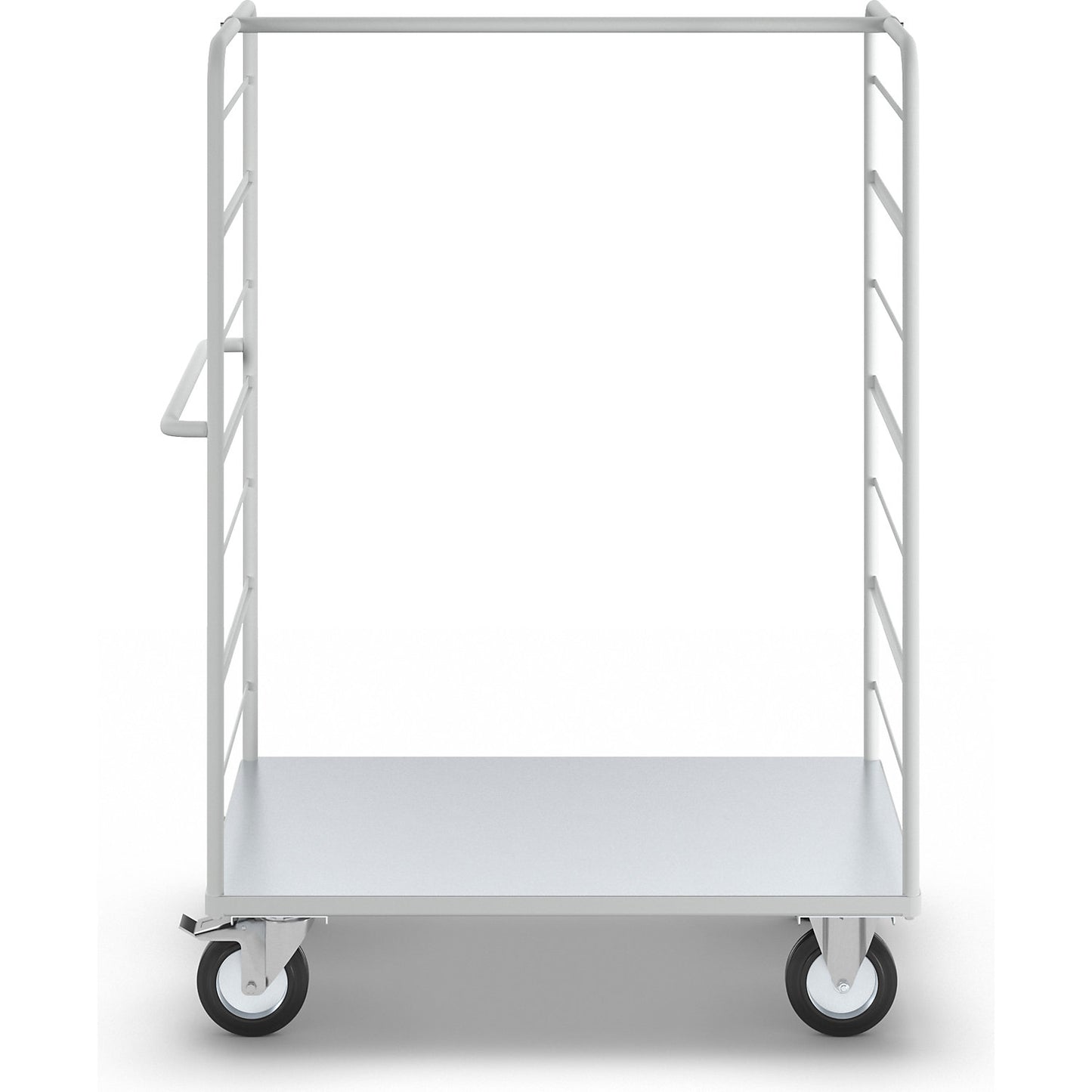 ESD shelf truck, with 2 sidewalls, loading area LxW 1175 x 800 mm, 1 shelf.