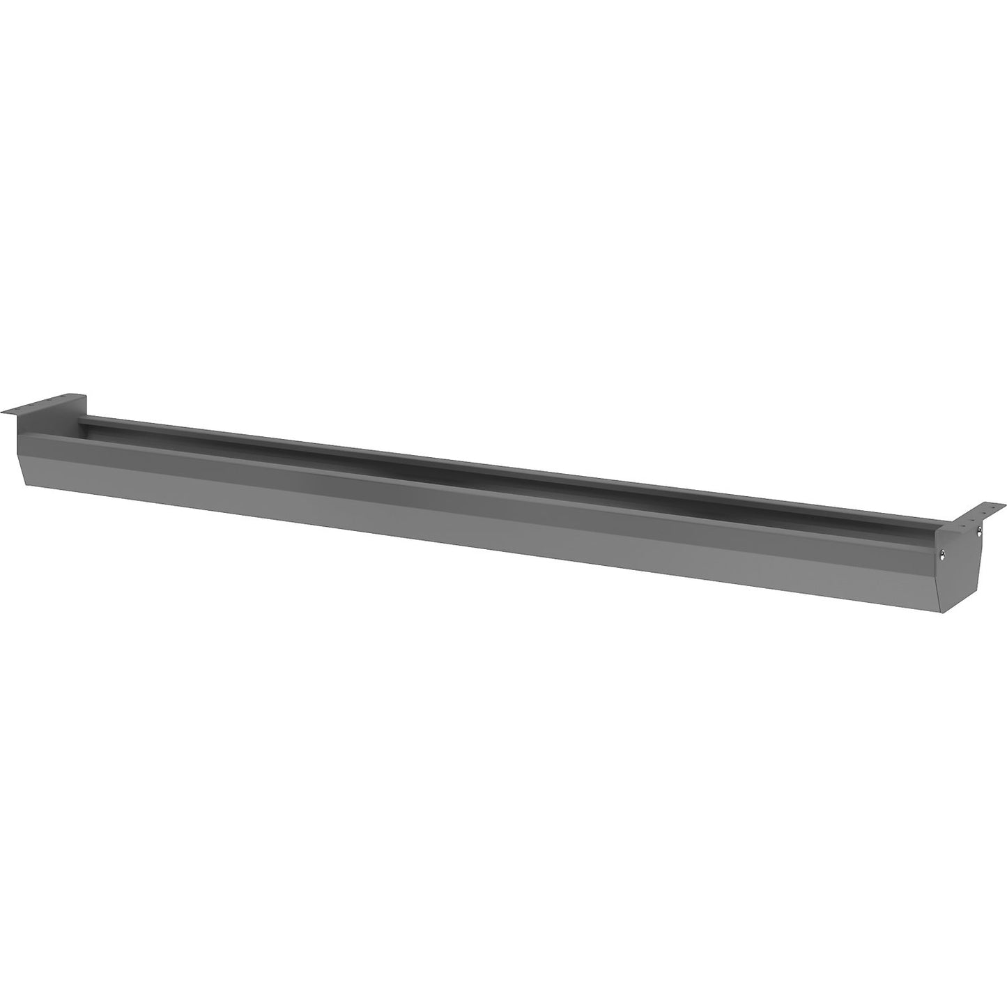 Folding cable tray, HxWxD 93 x 1262 x 101 mm, graphite.