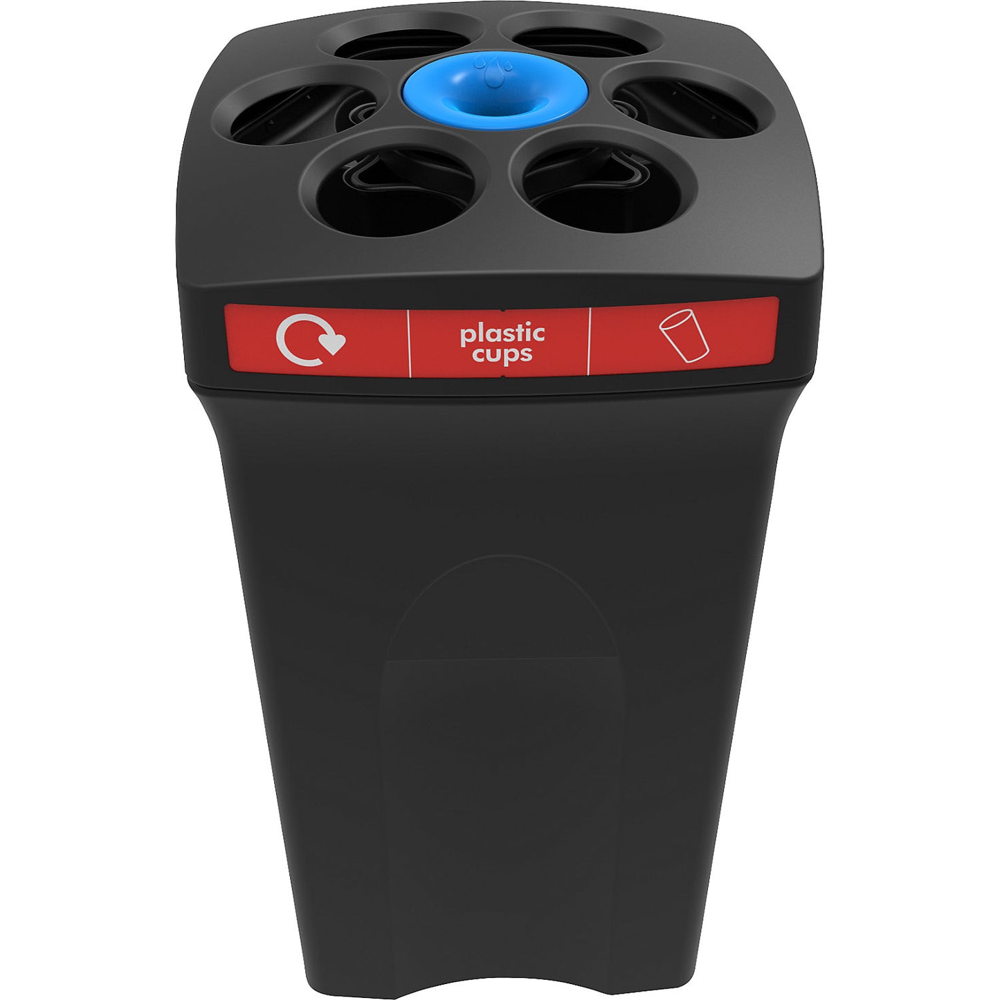 EnviroCup cup collector, capacity 100 l, with red marking.