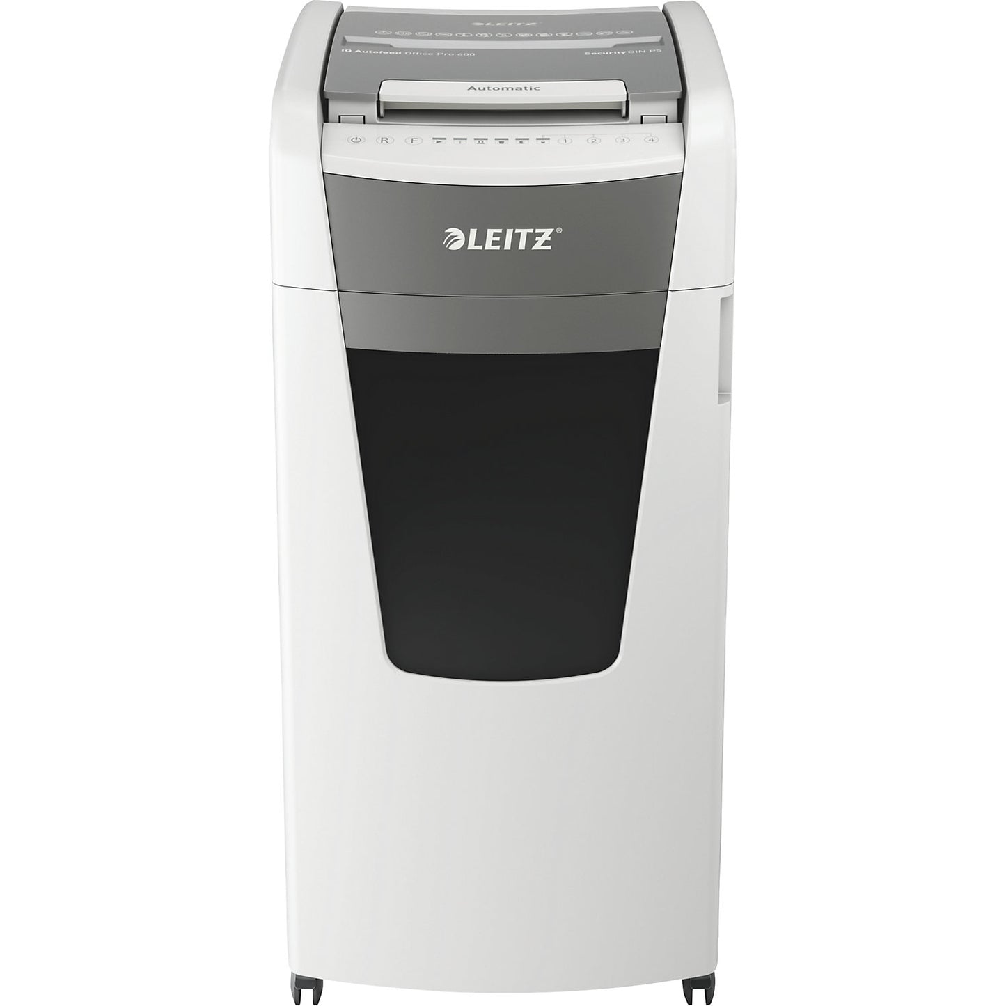 IQ Autofeed Office 600 document shredder, collection capacity 110 l, micro cut, 10 sheets.