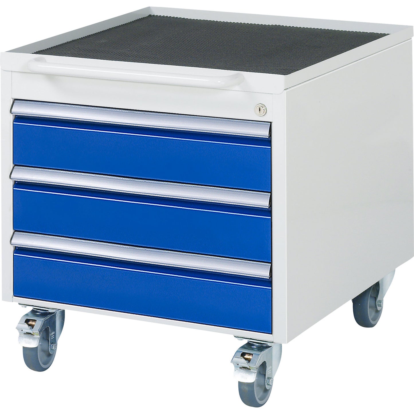 Series 7000 mobile pedestal, with 3 drawers, internal drawer height 3 x 120 mm.