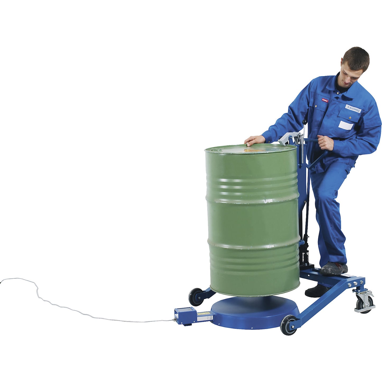 PRO drum base heater, 200 - 220 l steel drums, 900 W, steel, max. 150 °C, IP40.