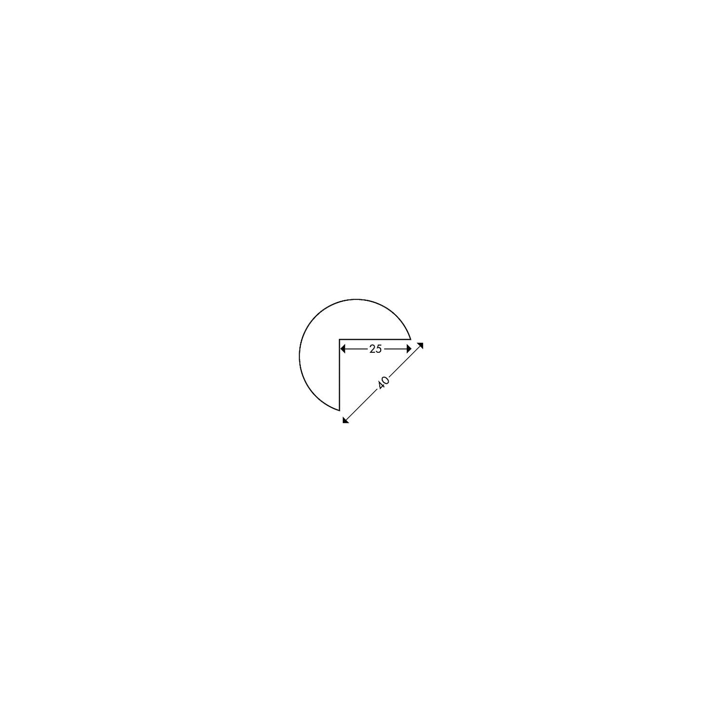 Knuffi® corner protection, individually cut to size, type A, per metre, white.