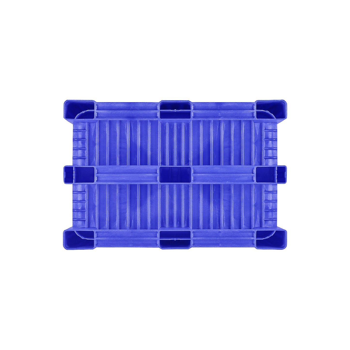 Pallet box, capacity 470 l, blue.