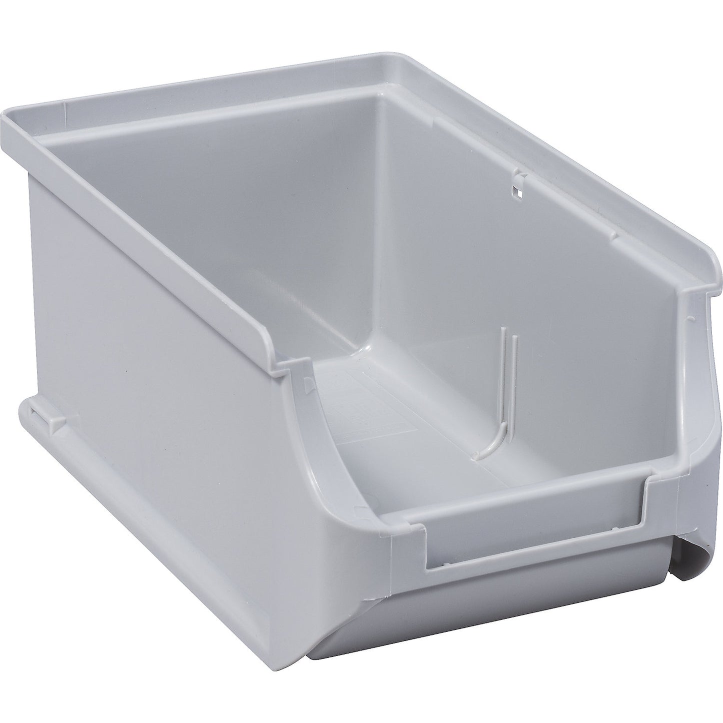 Open fronted storage bin, LxWxH 160 x 100 x 75 mm, pack of 24, grey.