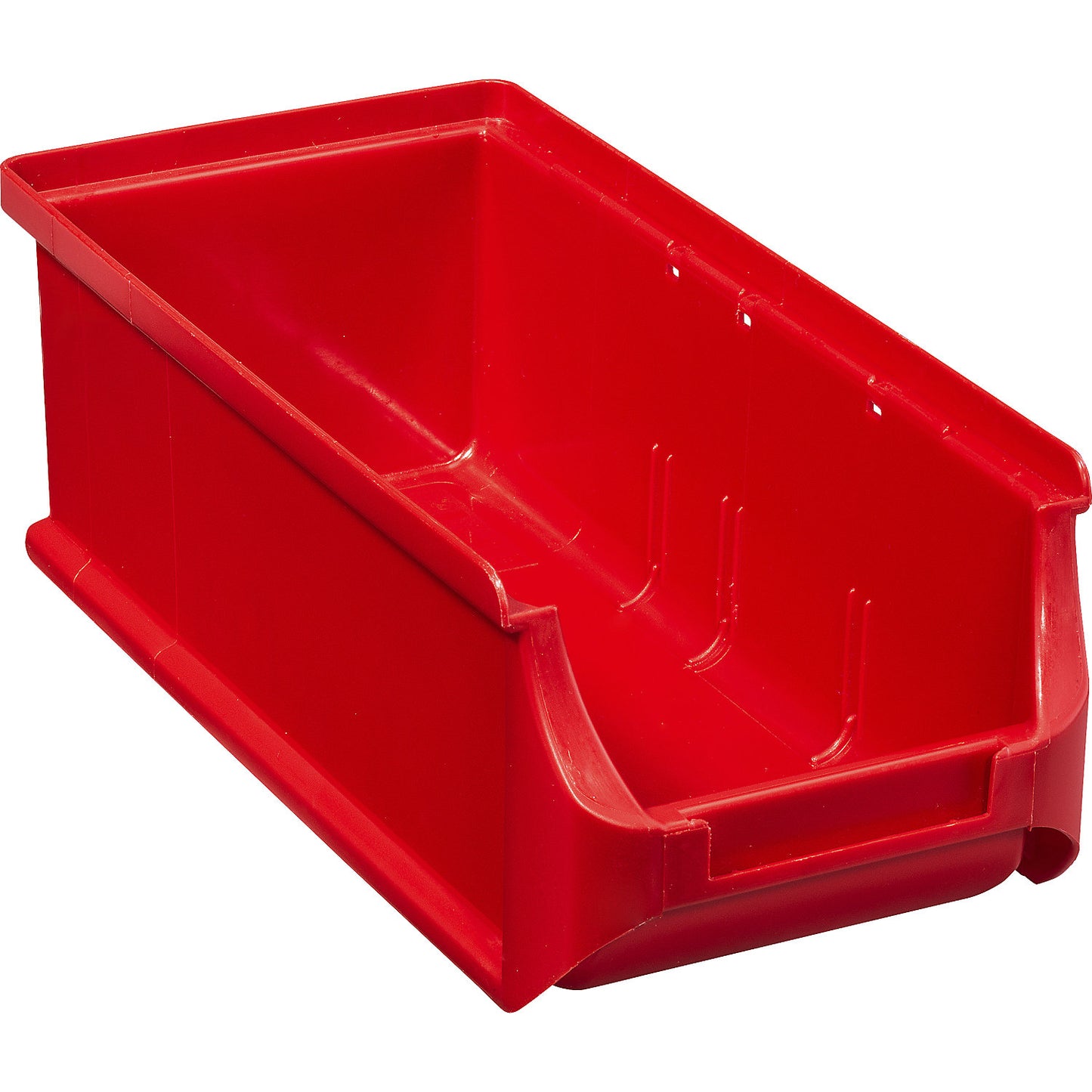 Open fronted storage bin, LxWxH 215 x 100 x 75 mm, pack of 20, red.