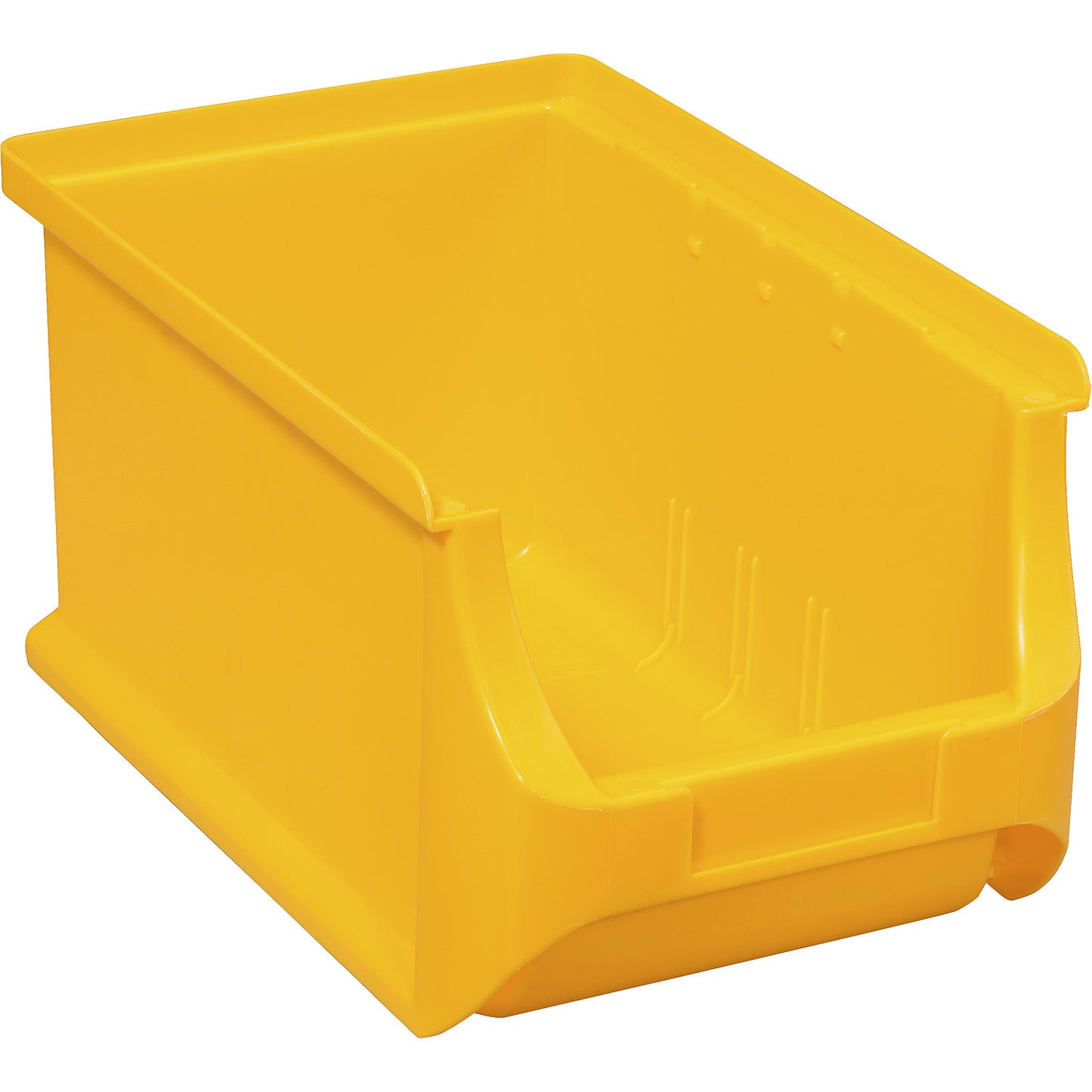 Open fronted storage bin, LxWxH 235 x 150 x 125 mm, pack of 24, yellow.