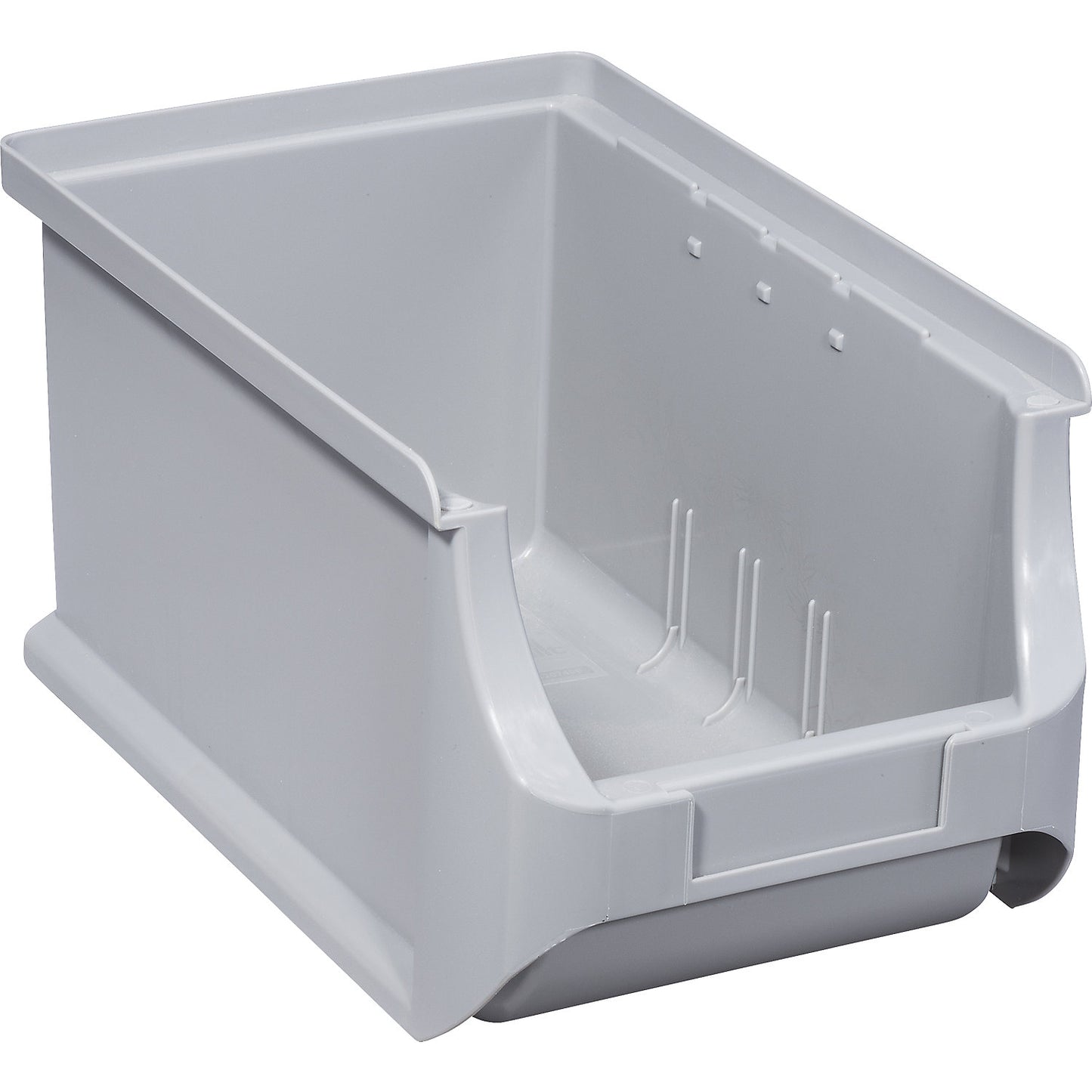 Open fronted storage bin, LxWxH 235 x 150 x 125 mm, pack of 24, grey.