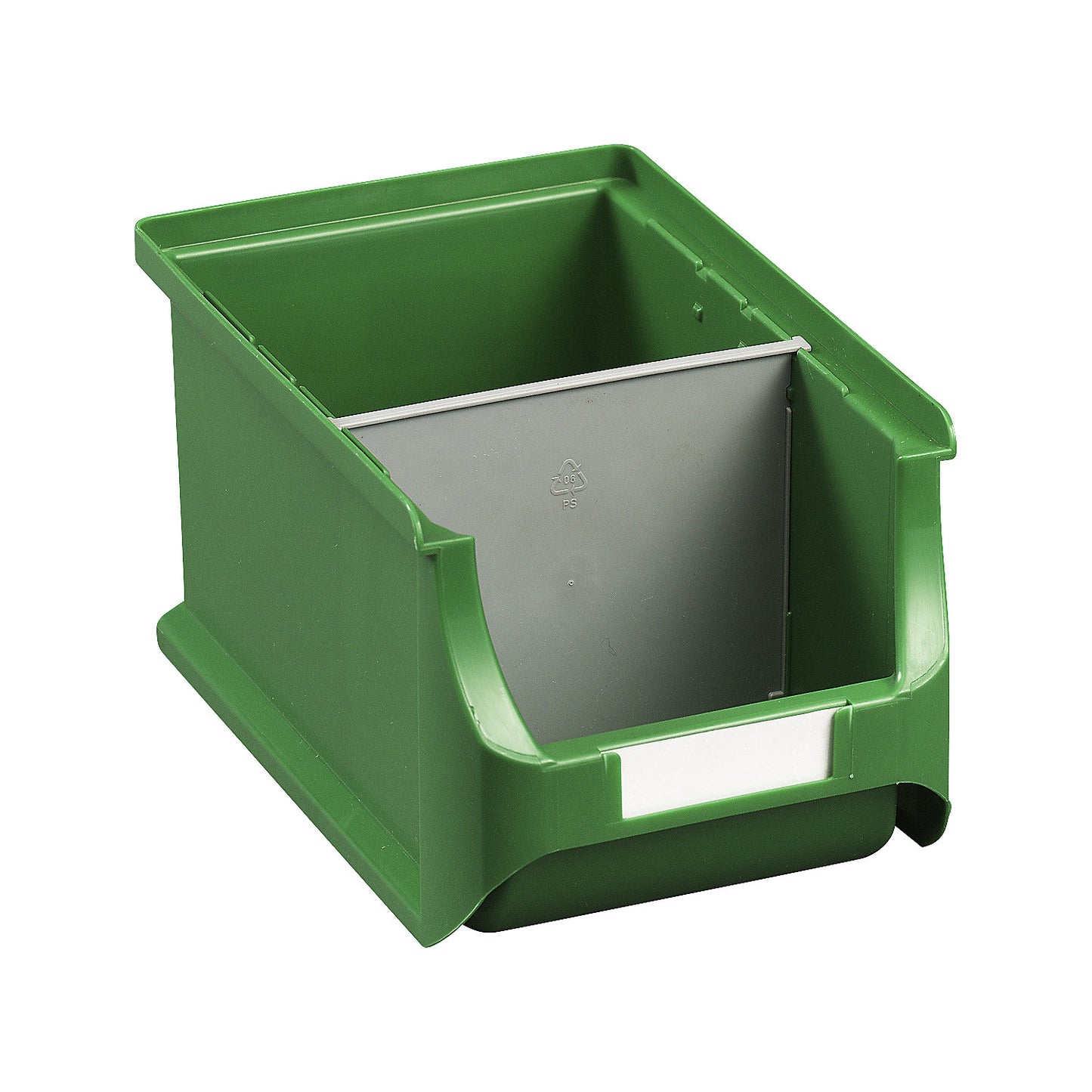 Open fronted storage bin, LxWxH 235 x 150 x 125 mm, pack of 24, green.