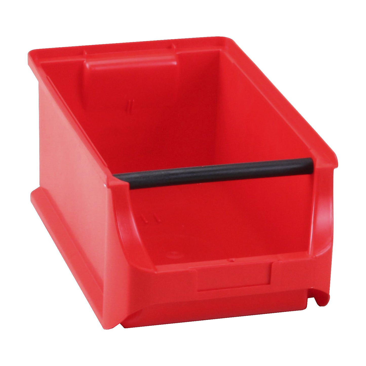 Open fronted storage bin, LxWxH 355 x 205 x 150 mm, pack of 12, red.