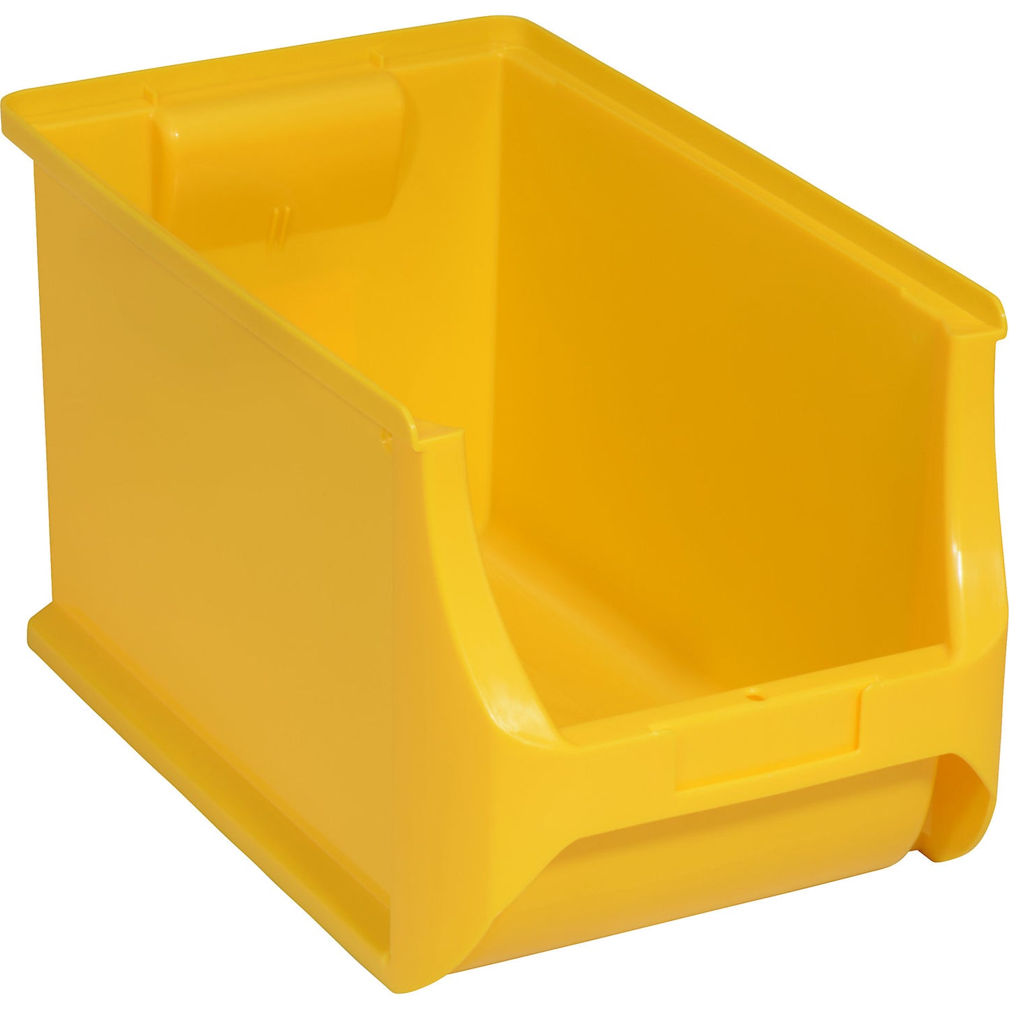 Open fronted storage bin, LxWxH 355 x 205 x 200 mm, pack of 8, yellow.