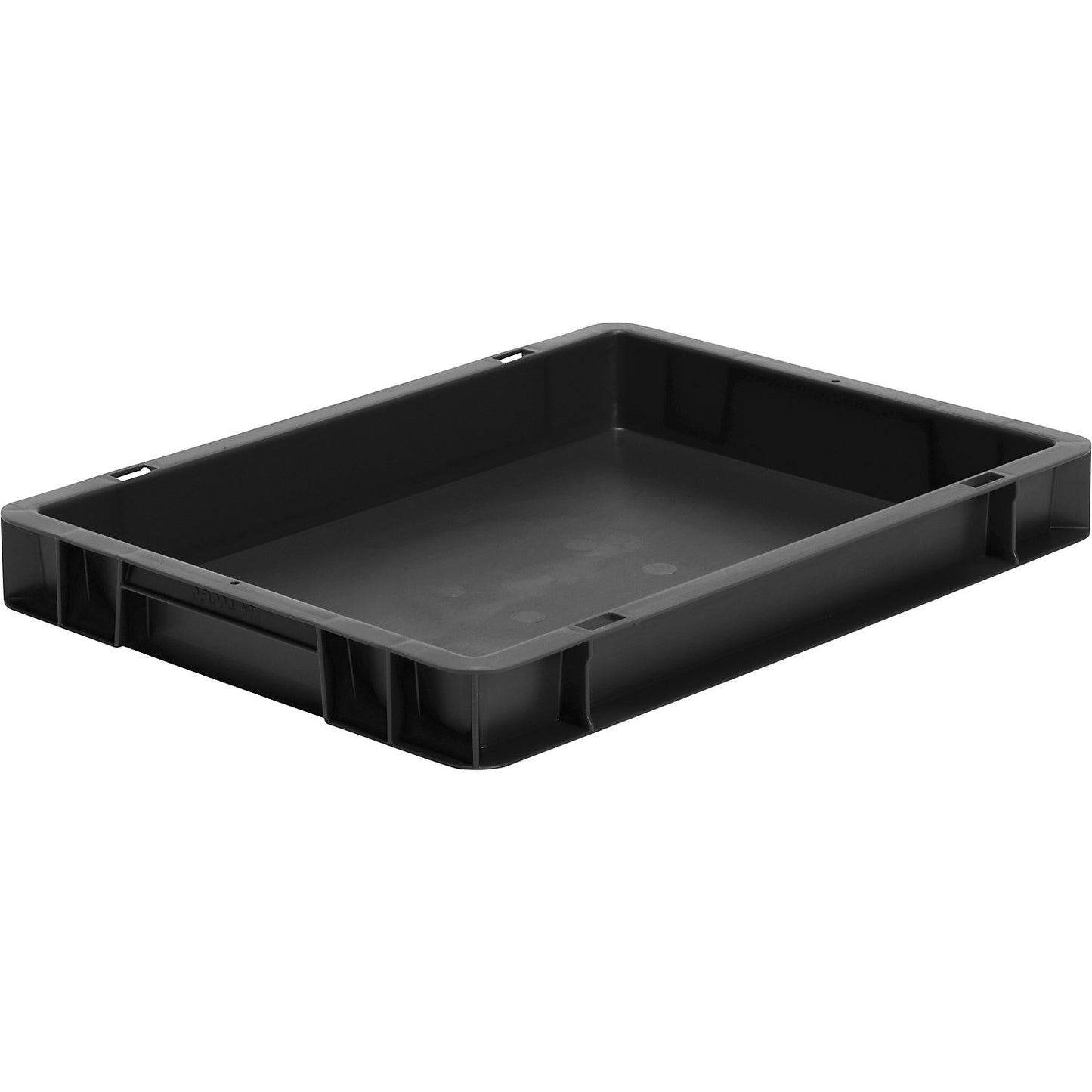 ESD stacking container, made of polypropylene, LxWxH 400 x 300 x 50 mm, pack of 4.