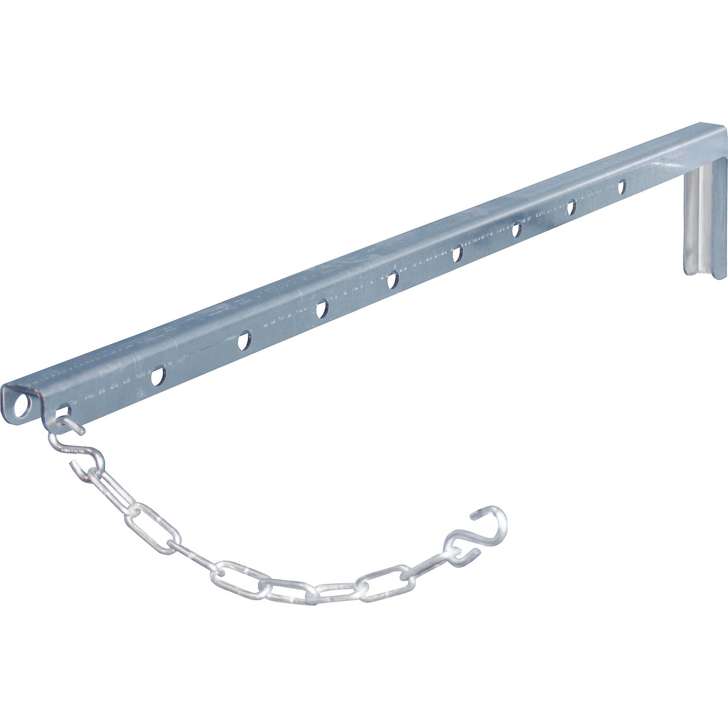 Gas cylinder holder, for upright gas cylinders with Ø 230 mm, with chain.