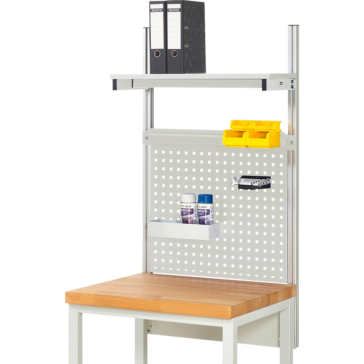 Complete modular system set 1, for workbench, width 750 mm.