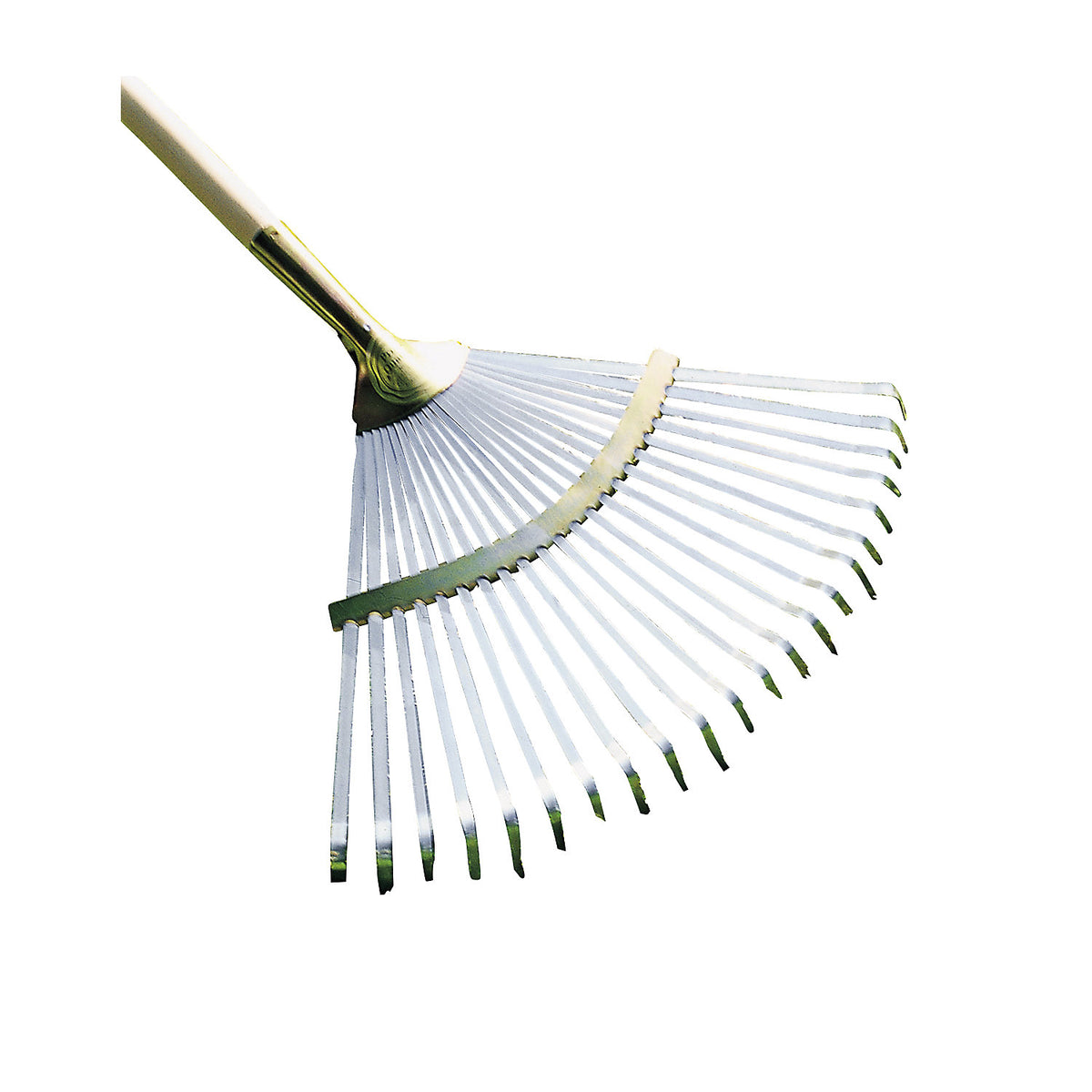 Professional leaf rake, with fixed working width, pack of 5, with handle.