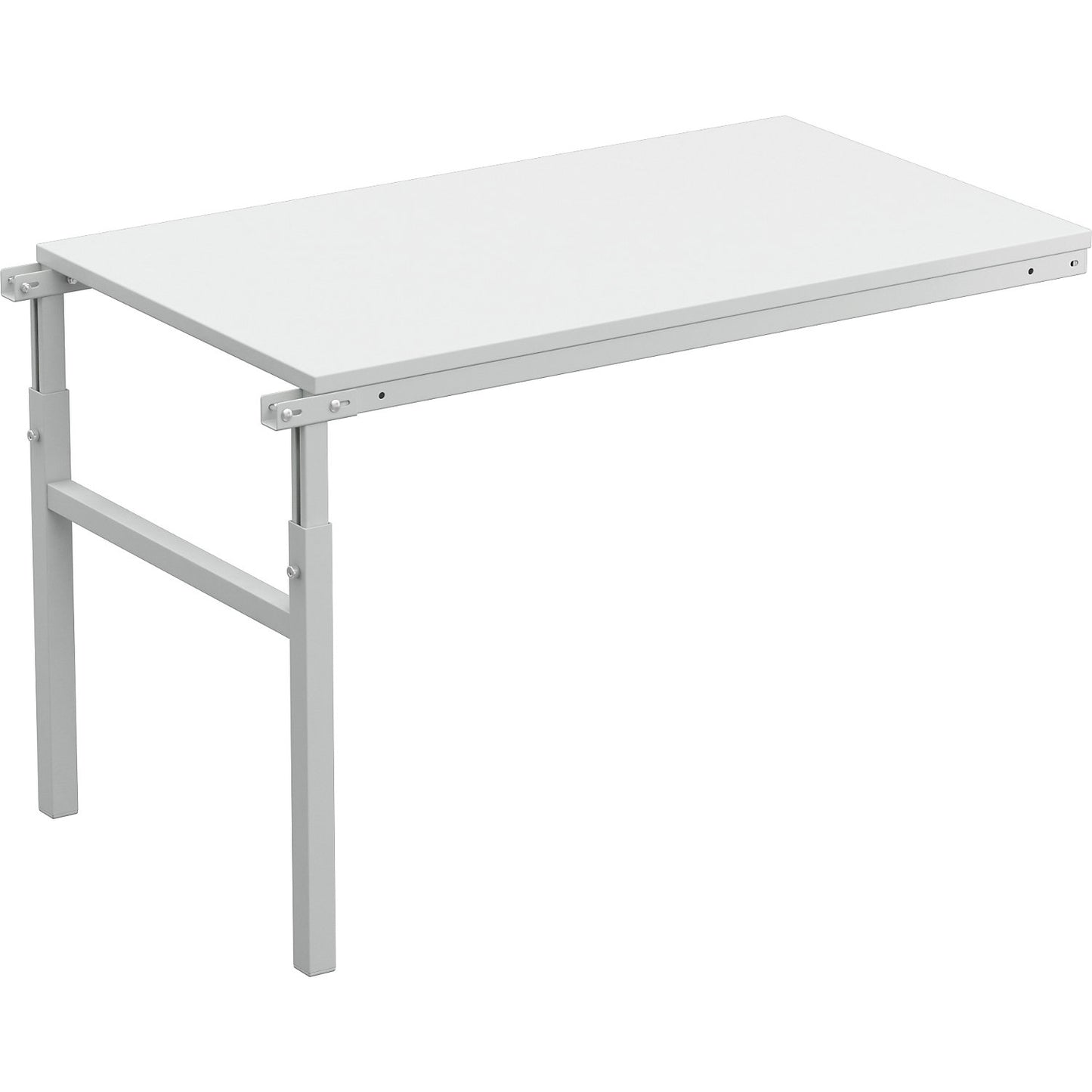 ESD add-on table, height 650 - 900 mm, WxD 1500 x 900 mm.