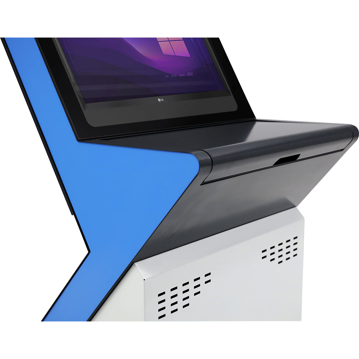 PC terminal cupboard, HxWxD 1500 x 690 x 590 mm, IP20.