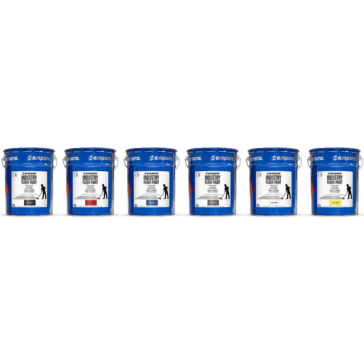 Industry Floor Paint® ground marking paint, capacity 5 l, blue.