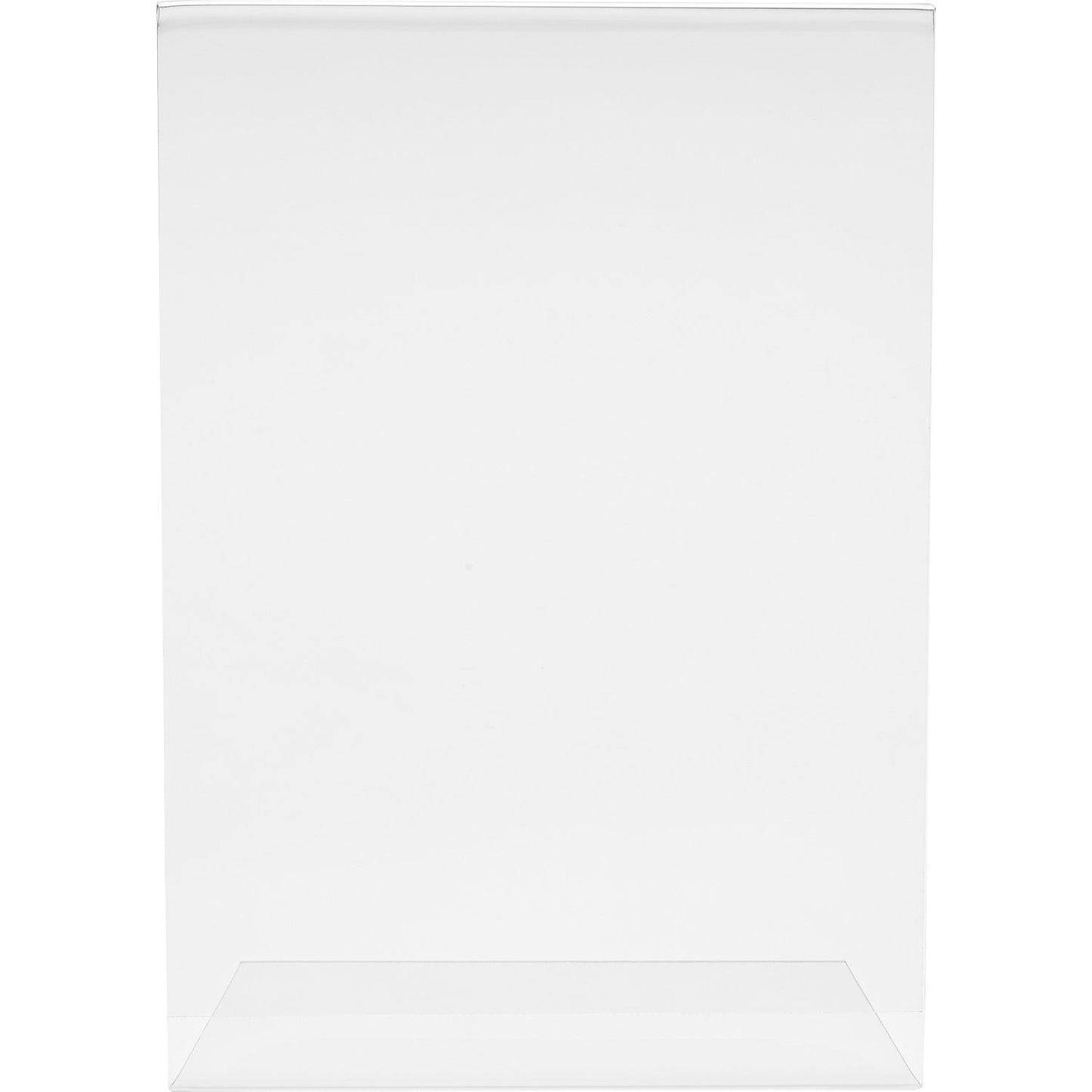 Tabletop display, inclined, polystyrene, format A5 portrait, pack of 4.