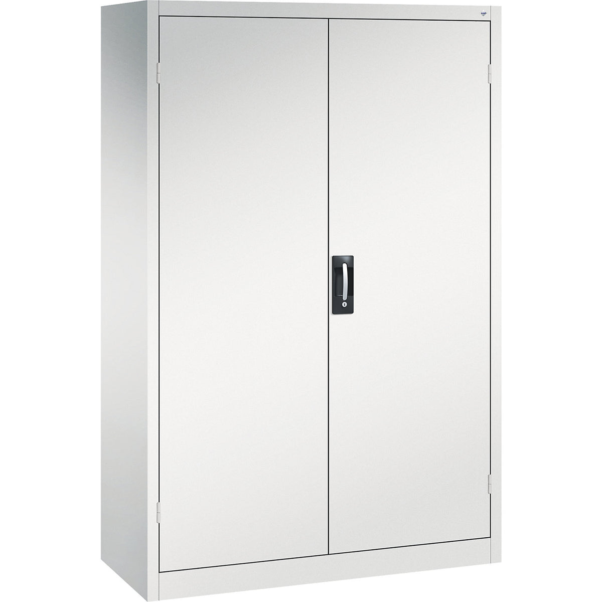 Double door workshop cupboard with drawers, WxD 1200 x 500 mm, 3 shelves, light grey / light grey.