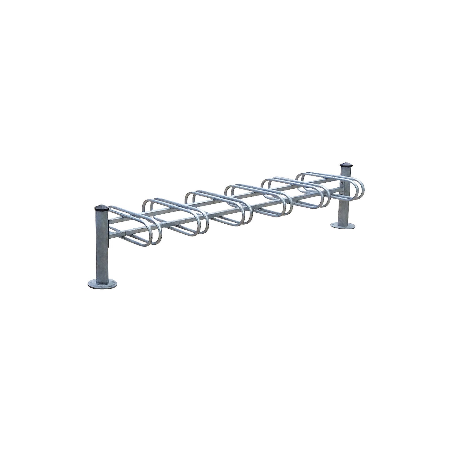 MERCURE bicycle rack, 12 parking spaces, double-sided, hot dip galvanised.