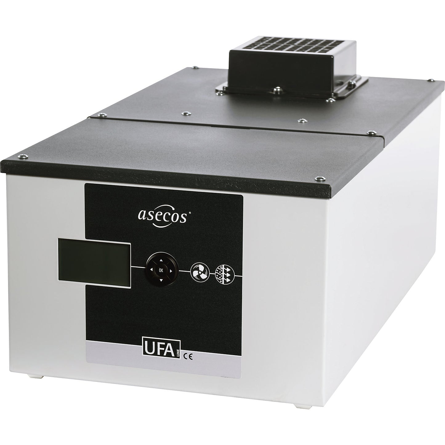 Air filtration module, with ventilation monitoring system, HxWxD 256 x 308 x 555 mm.