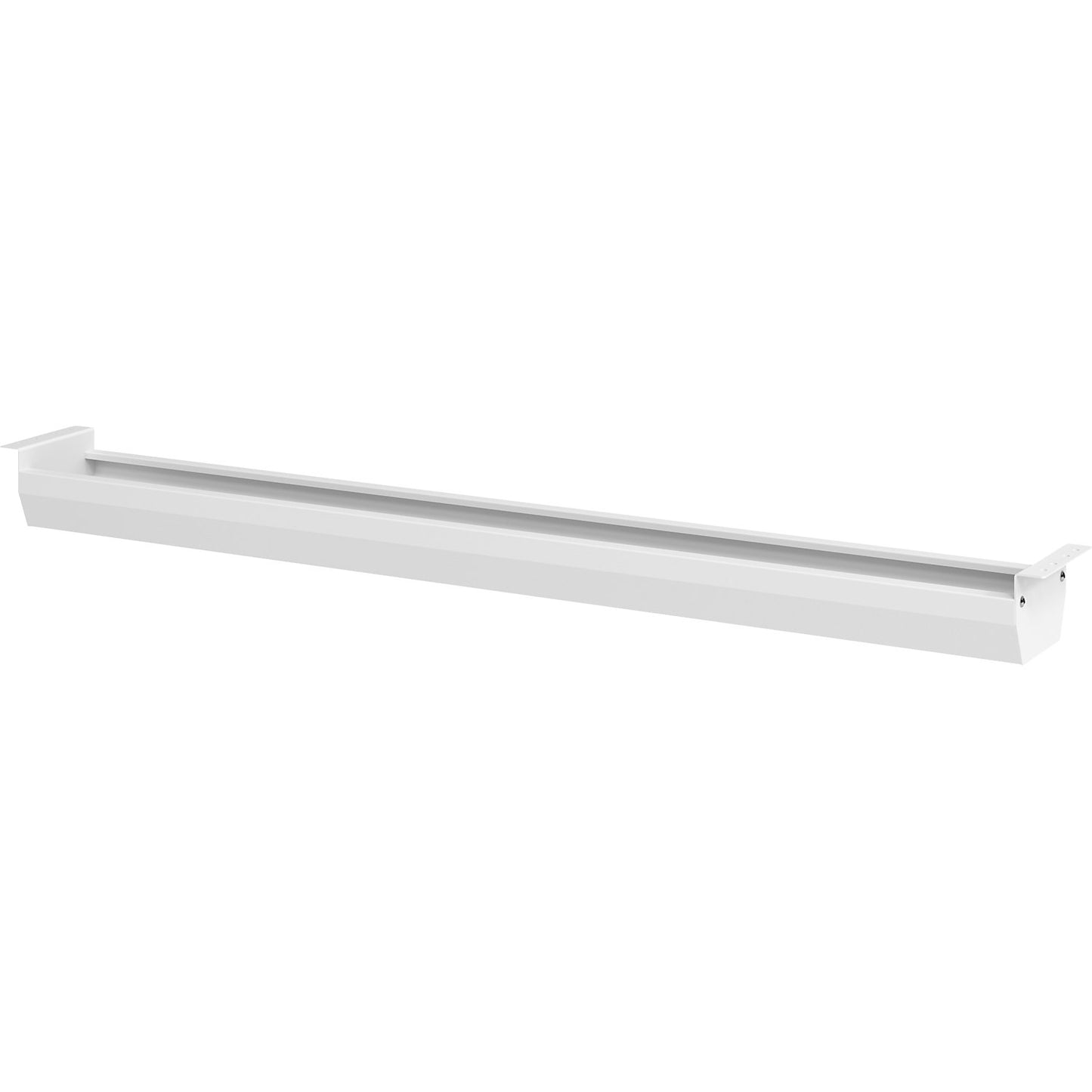 Folding cable tray, HxWxD 93 x 1262 x 101 mm, white.