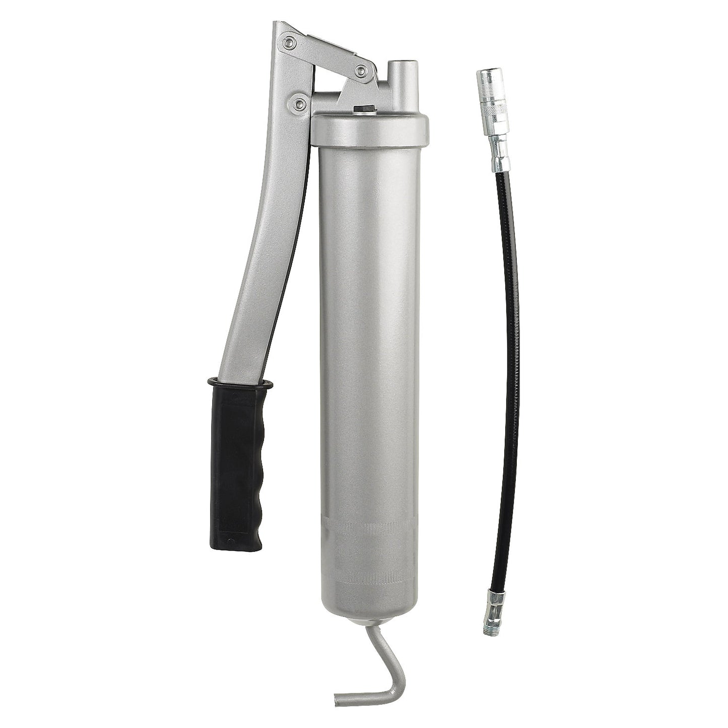 Hand lever grease gun, for greases up to NLGI 2 at 20 °C, pack of 10, LxWxH 400 x 360 x 145 mm.