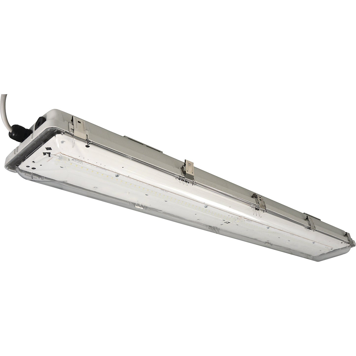 Ex LED diffuser luminaire, fully assembled, for ex zone 2, protection class IP66.