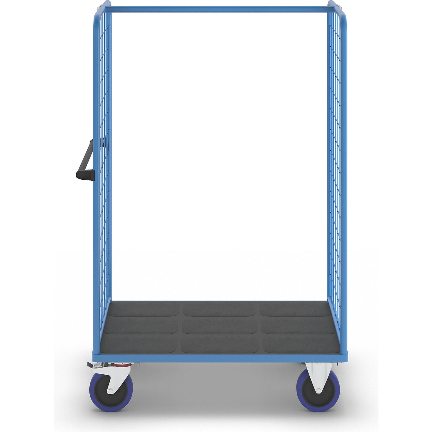 Shelf truck, with mesh panels on two sides, platform LxW 1175 x 800 mm.