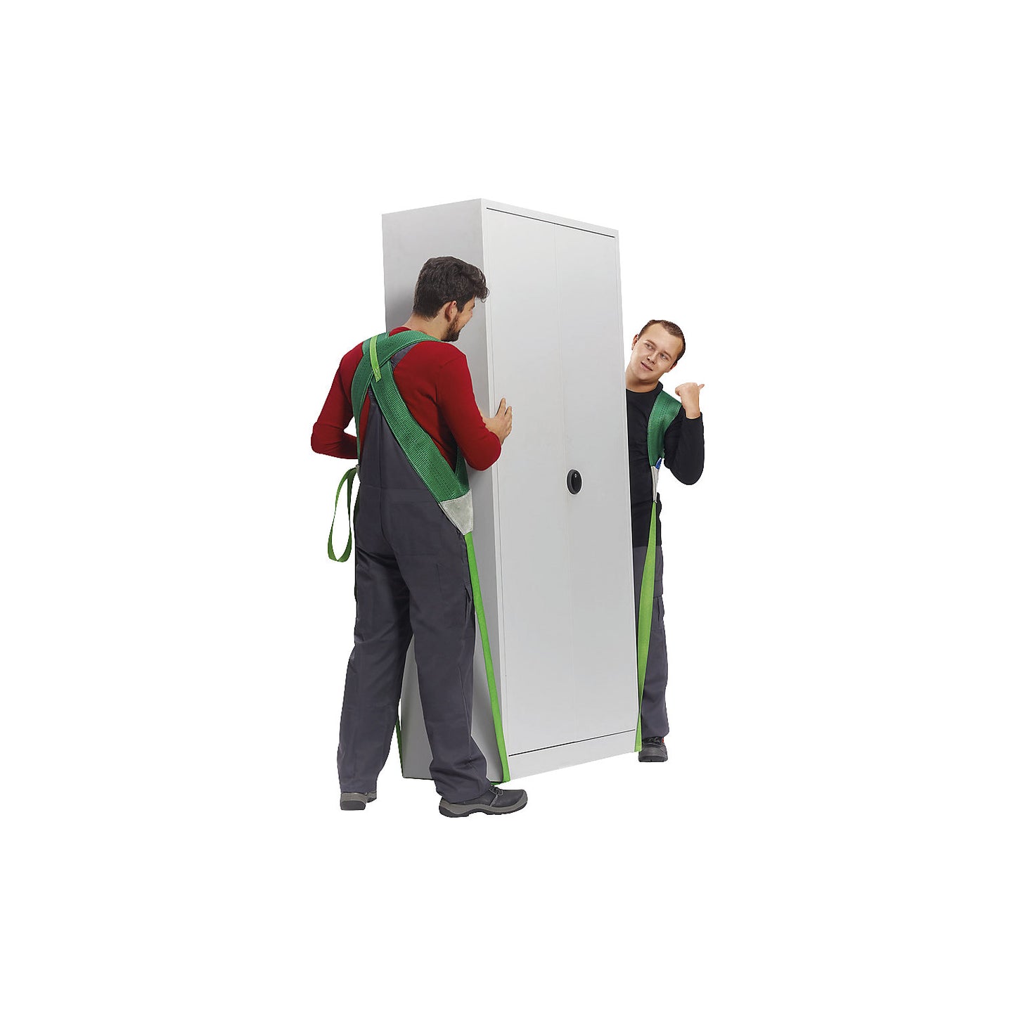 Diagonal safety lifting strap, max. load 600 kg, width 90 - 100 mm.