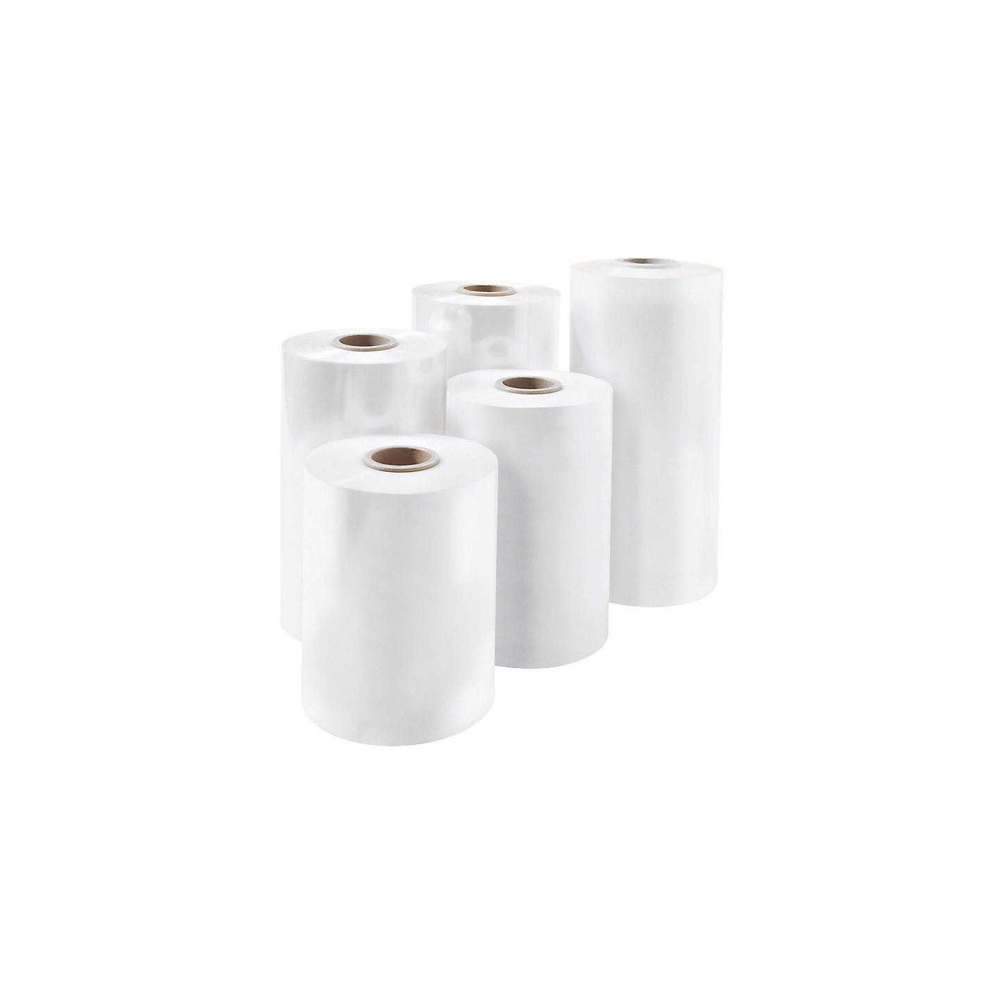 Fine shrink film, 15 µm thick, roll LxW 1335 m x 200 mm.
