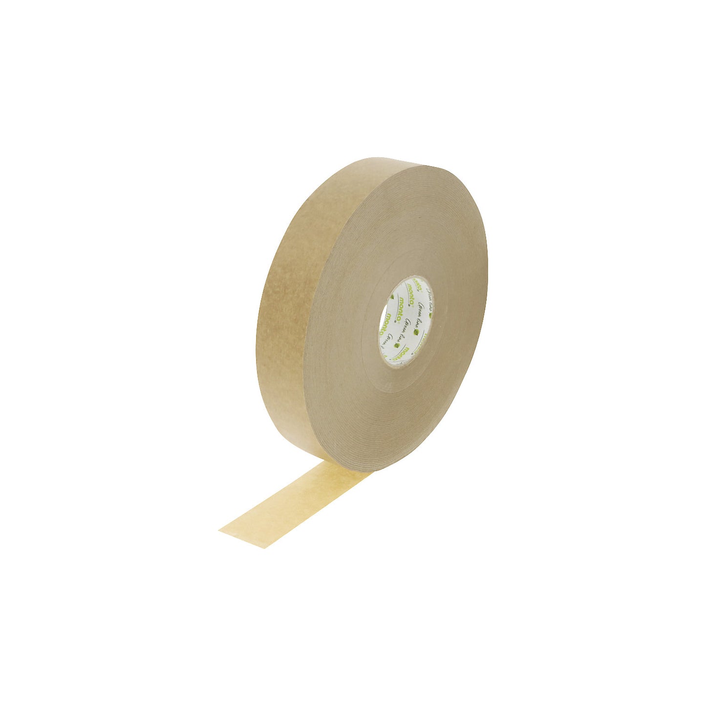 Machine packing tape, made of paper, brown, tape width 50 mm.