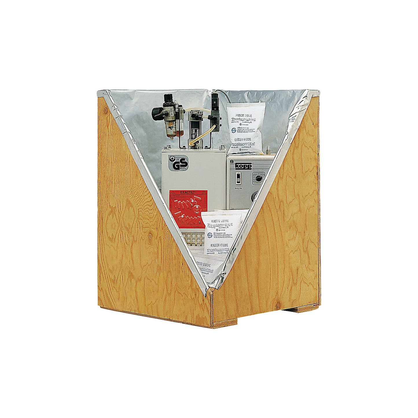 Laminated aluminium film, LxW 100 m x 1500 mm, silver.