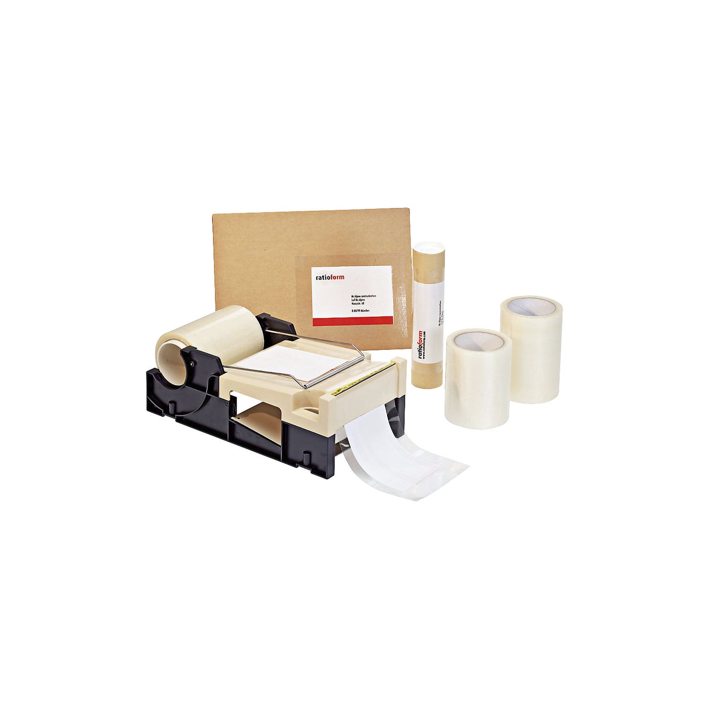 Address protection film, no imprint, pack of 6, tape width 150 mm.