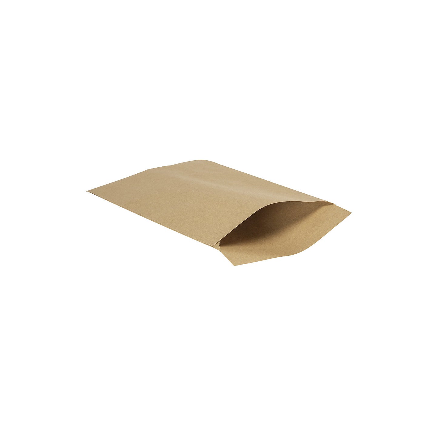 Flat bags, made from kraft paper, LxW 160 x 115 mm, 70 g/m², pack of 500.