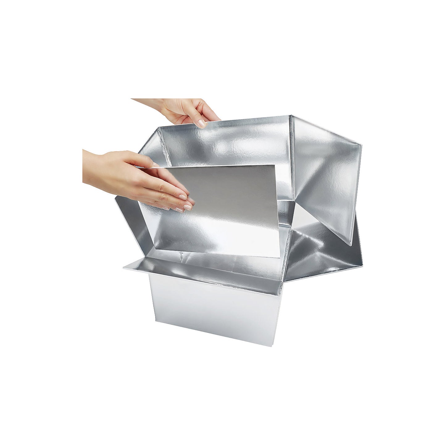 Thermo box set, for 24 h refrigerated shipment, internal dimensions 400 x 300 x 250 mm, 8 cooling packs.