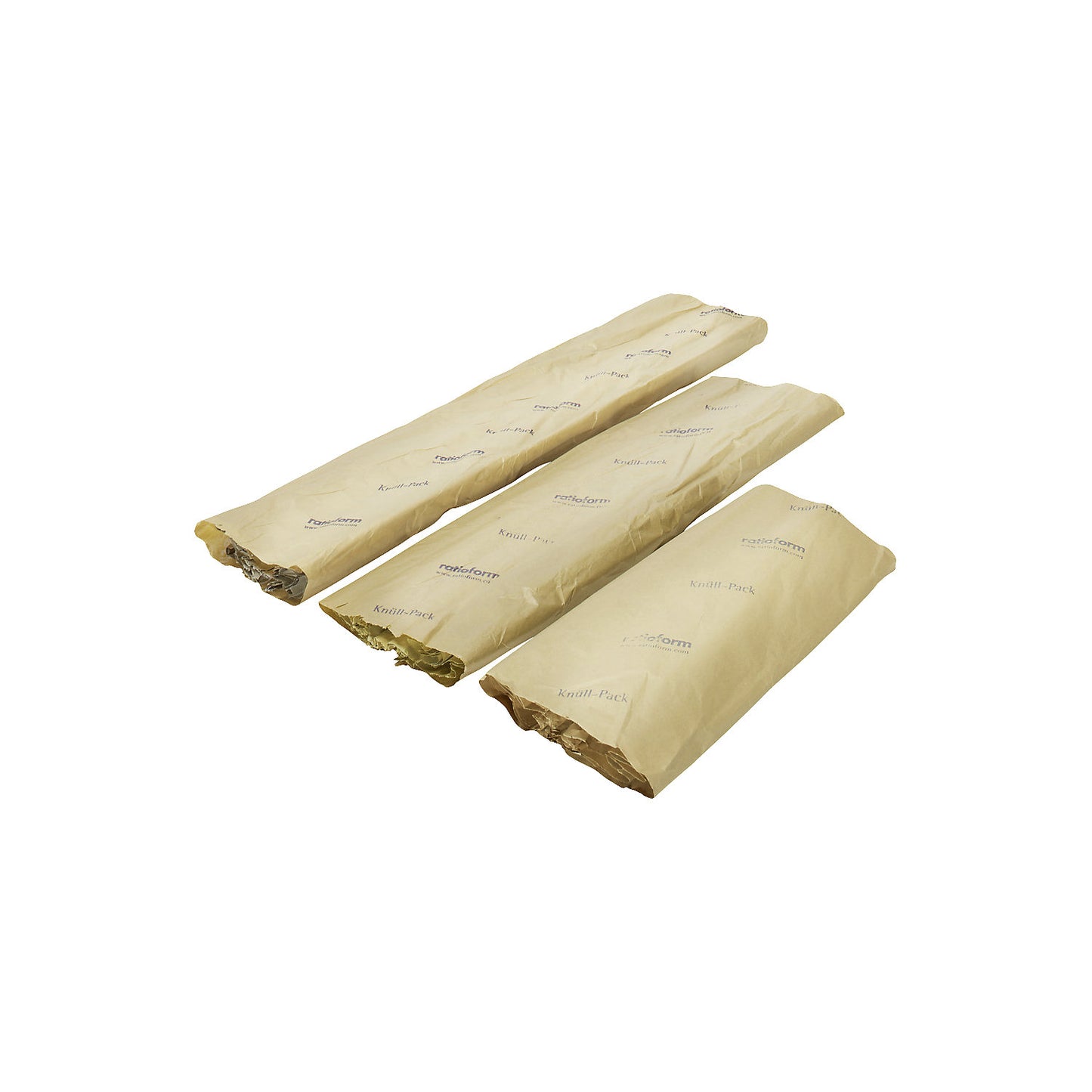 Paper web for filling and padding, brown, 180 mm wide, L 800 mm, pack of 75.