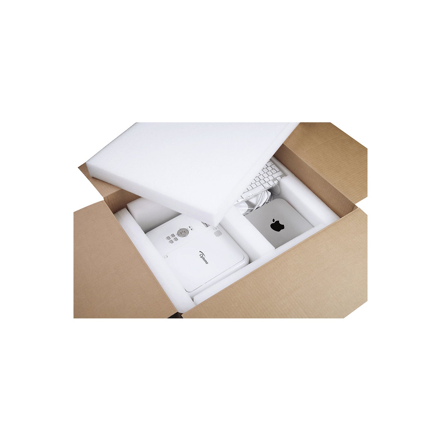 Foam panel, made of PE, pack of 20, LxW 600 x 400 mm, charcoal, material thickness 25 mm.